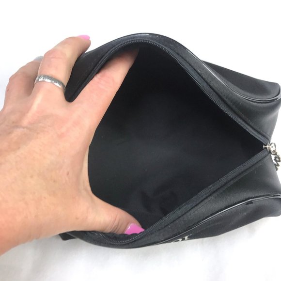 NWT Dior Half Moon Crystal embelised Silk bag - Picture 8 of 11